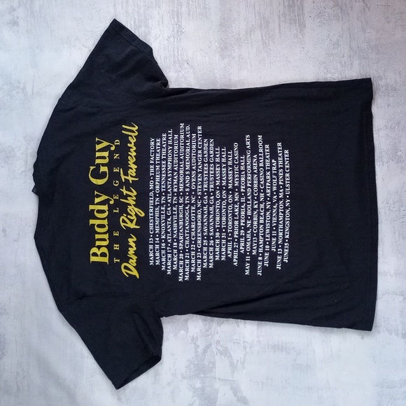 Buddy Guy Farewell Tour T-Shirt THE BLUES BONE LIE - Picture 5 of 6
